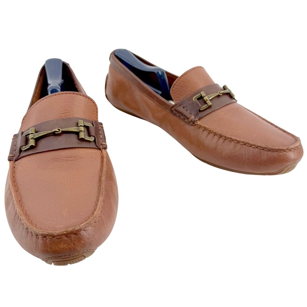 Cole Haan Somerset Link Bit Driving Loafers Men 11 M Brown Leather Woodbury